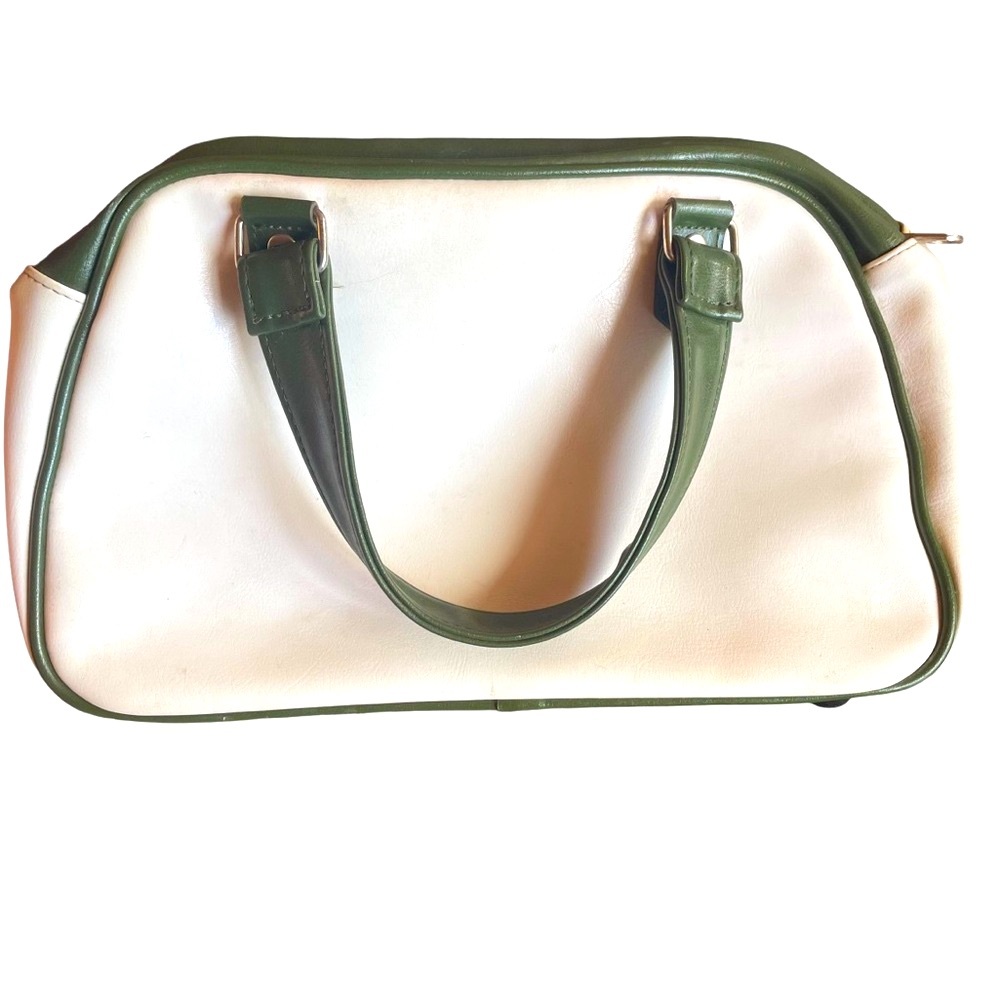 Vintage Roxy Bowler Bag style mini purse in retro stripe - Picture 10 of 15